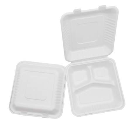 3-compartments container